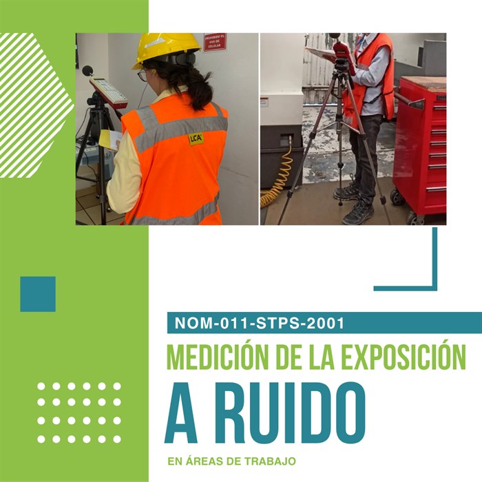 Medición del nivel de exposición a ruido